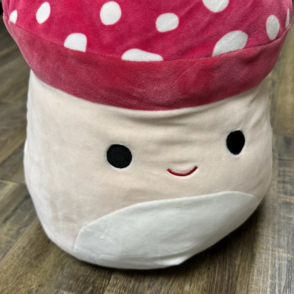 Kellytoy Squishmallows Malcolm Mushroom Plush‎ Toy 16 inch NWT